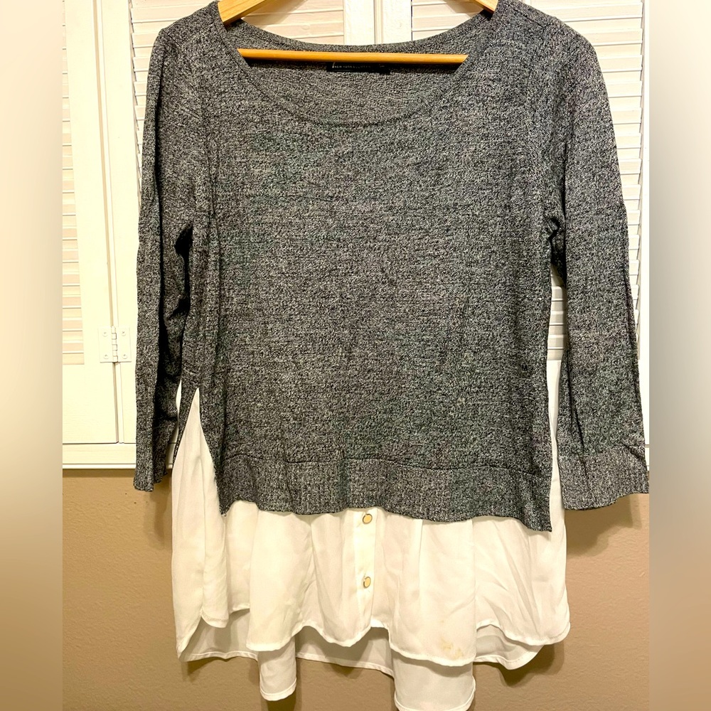 NWOT 7th Avenue Design Studio by New York & Company Medium, Relaxed Fit Sweater,